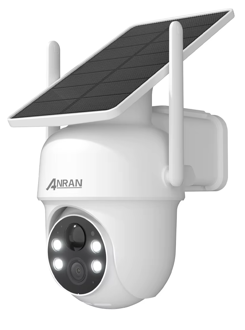 ANRAN Solar Camera 2.4G Wifi, Surveillance Security Cameras Home Protection With Battery And Cameras Humanoid Detection