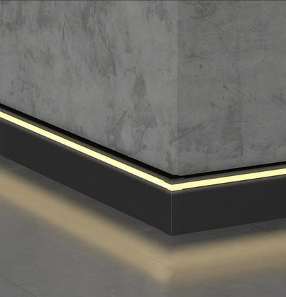 LED Aluminium Profile Baseboard Wall Skirting: Type A