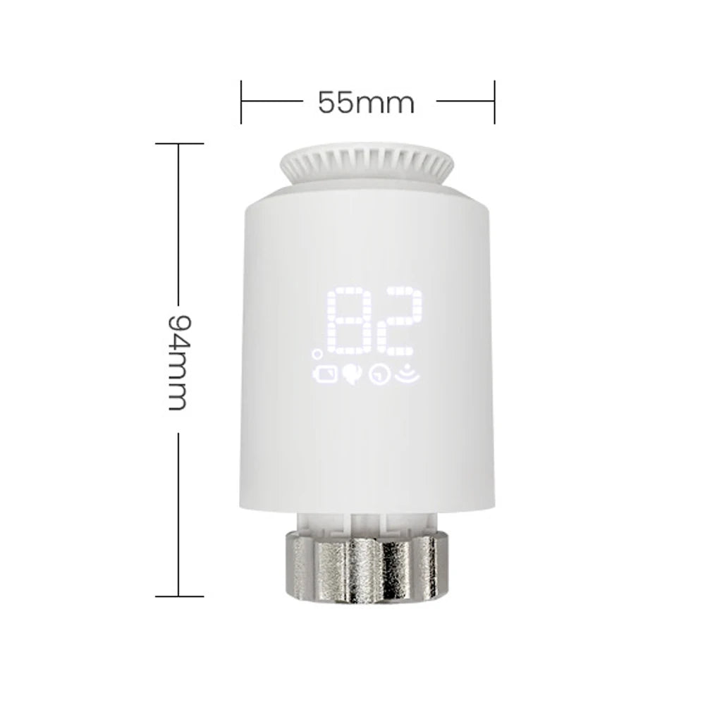 Smart ZigBee Radiator Actuator Valve, Support Alexa Google Home