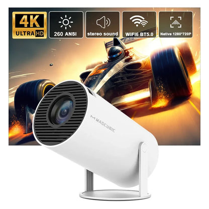 Magcubic Projector 4K, Android 11 Dual Wifi6, 260ANSI, BT5.0, 1080P, 1280*720P,Home Cinema Outdoor Projetor