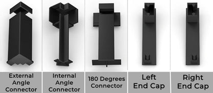 LED Aluminium Profile Baseboard Wall Skirting: Type B