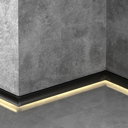 LED Aluminium Profile Baseboard Wall Skirting: Type C