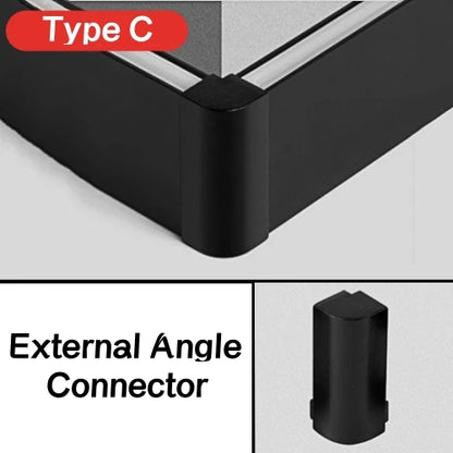 LED Aluminium Profile Baseboard Wall Skirting: Type B