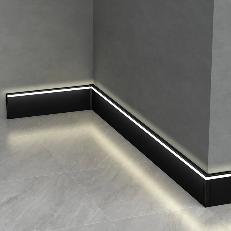 LED Aluminium Profile Baseboard Wall Skirting: Type C