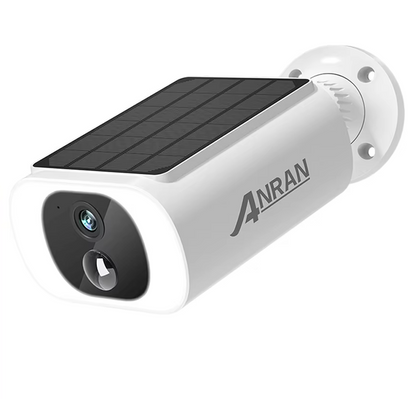 ANRAN Outdoor Solar Security Camera with Battery 3MP 2.4G WIFI Camera Battery Cloud Storage Color And Night Vision